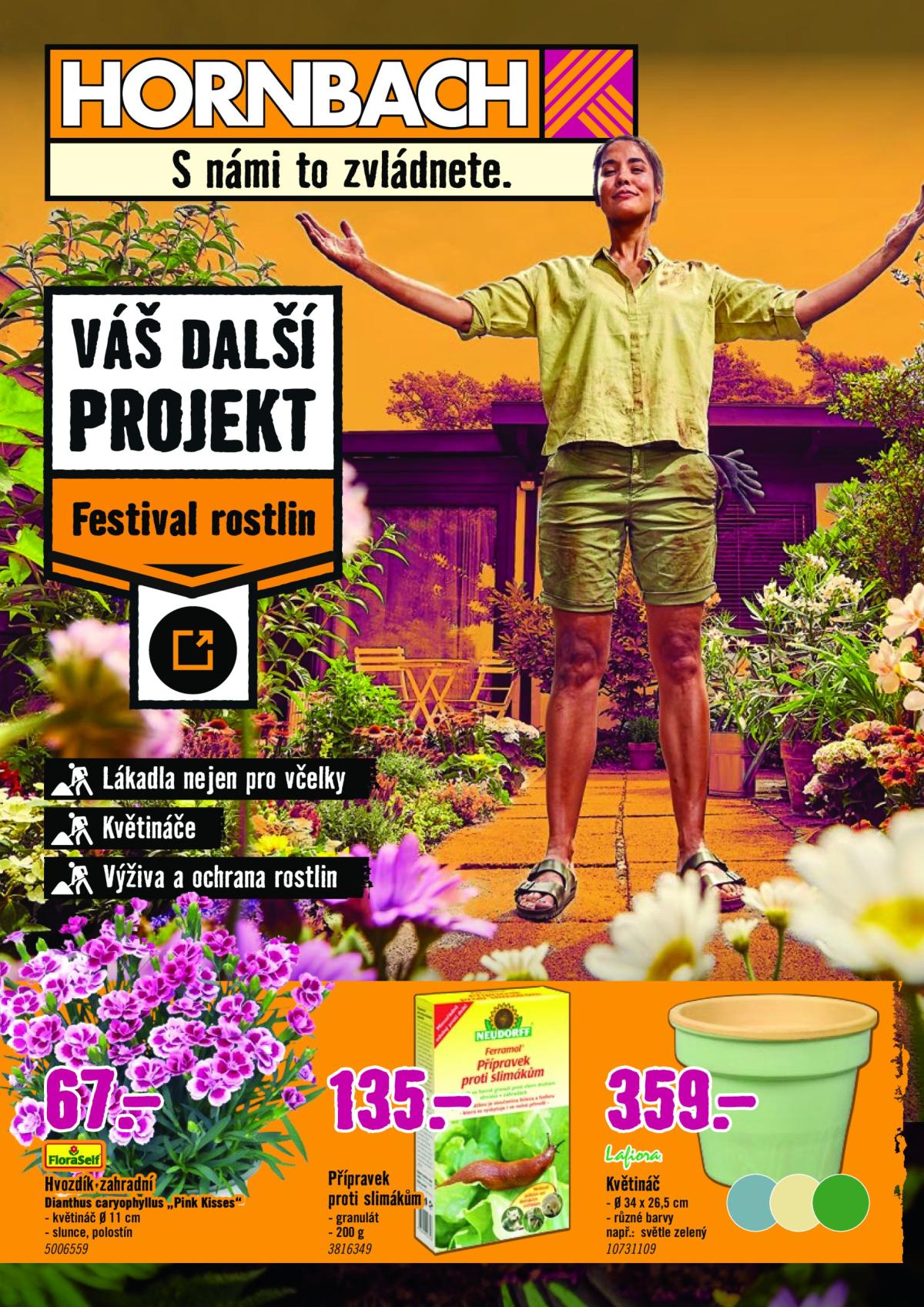 Leták HORNBACH - Festival rostlin od 11.06. do 25.06.