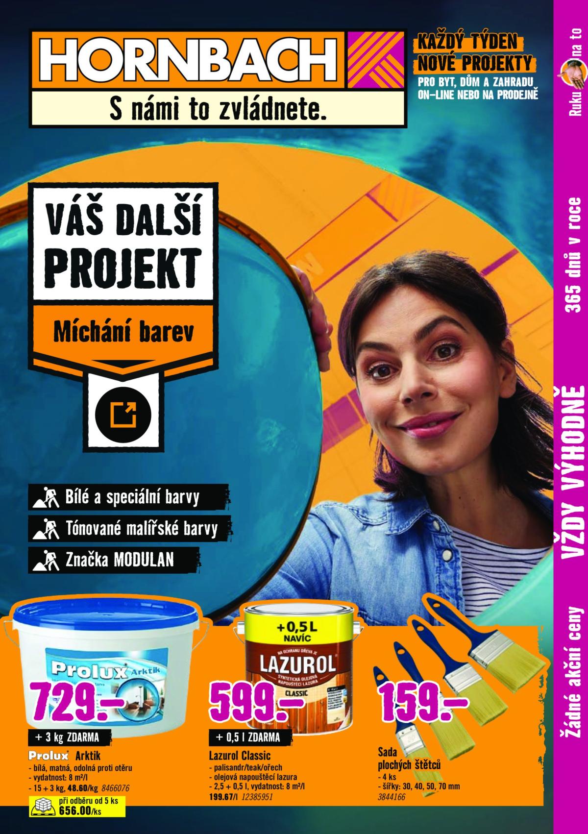 Leták Hornbach - Míchání barev od 23.07. do 06.08.