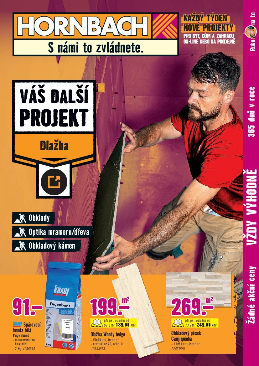 Leták Hornbach - Dlažba od 13.08. do 27.08.