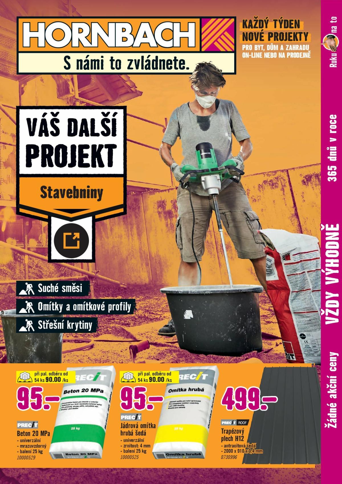 Leták Hornbach - Váš další projekt - Stavebniny od 20.08. do 20.08.