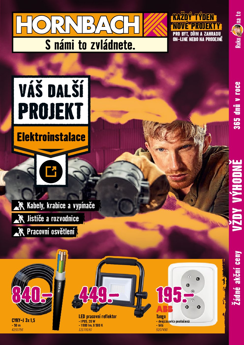Leták Hornbach - Elektroinstalace od 10.09. do 24.09.