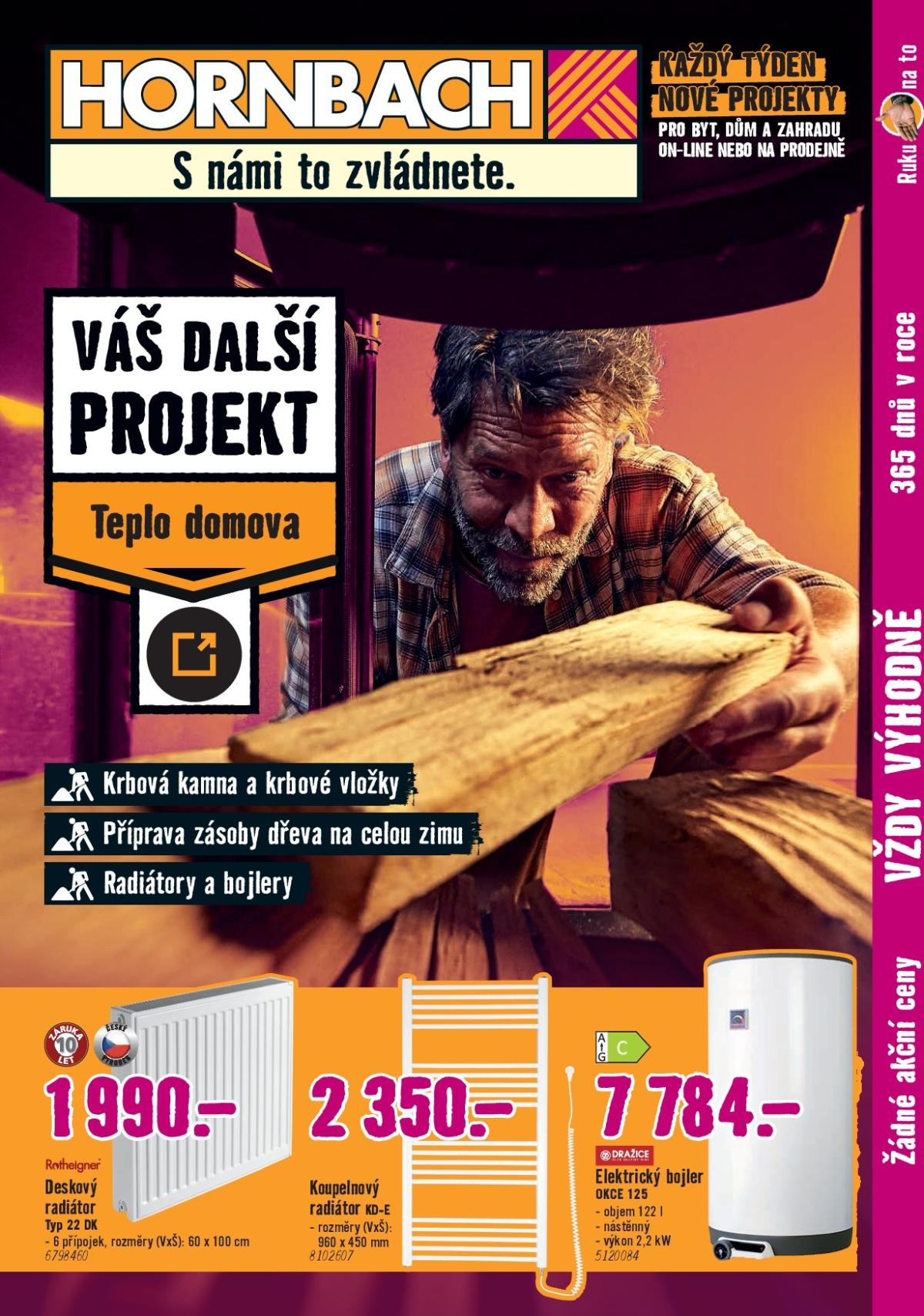 Leták Hornbach - Teplo domova od 17.09. do 01.10.