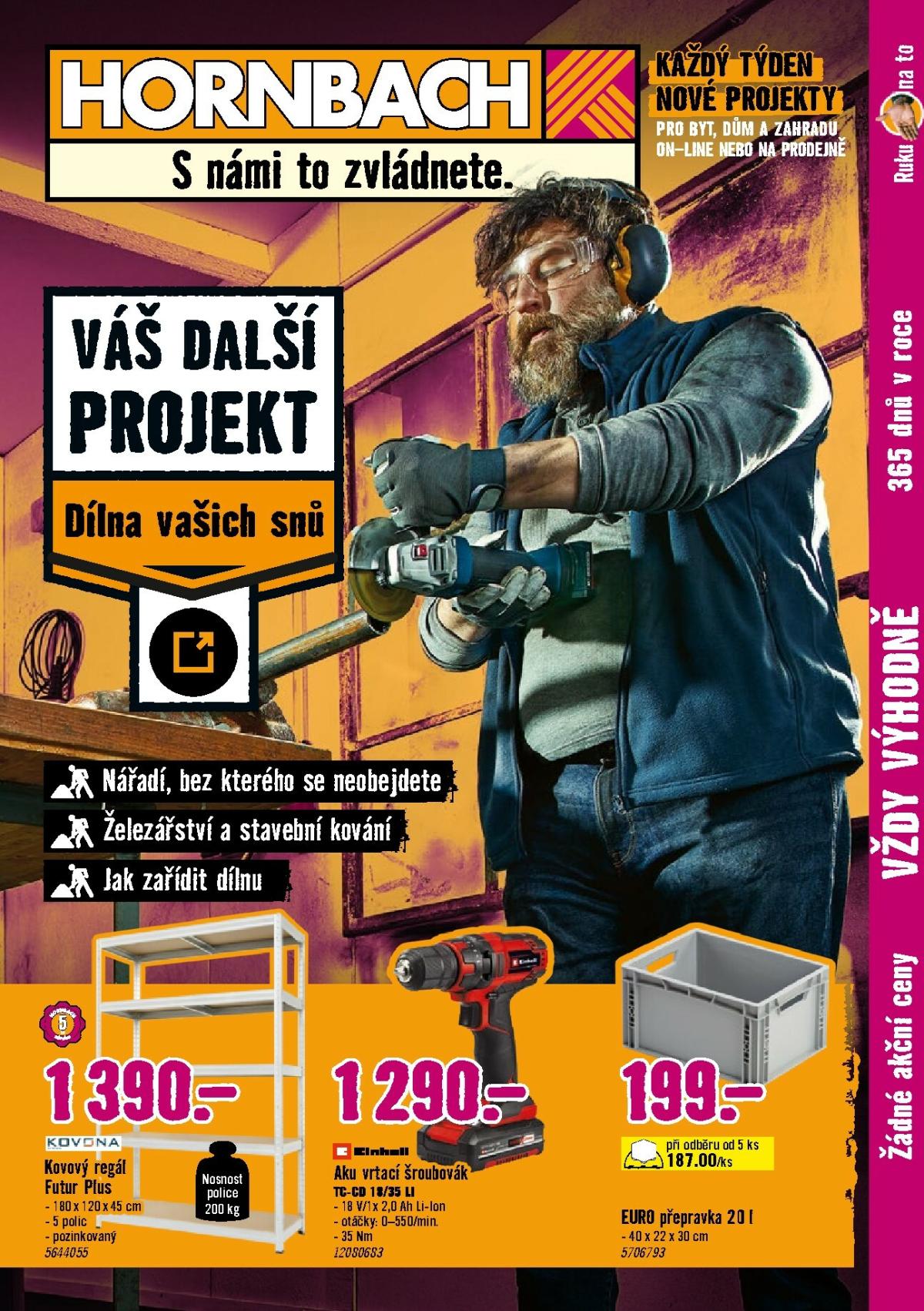 Aktuální leták Hornbach - Dílna vašich snů od 08.10. do 22.10.