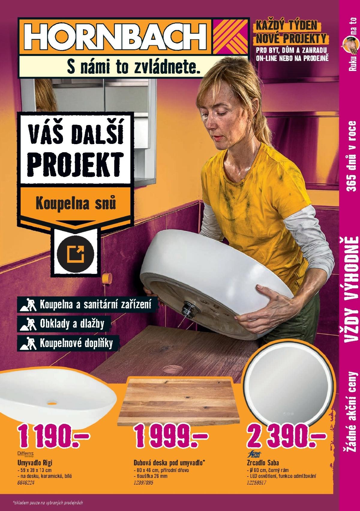 Aktuální leták Hornbach - Koupelna snů od 15.10. do 29.10.