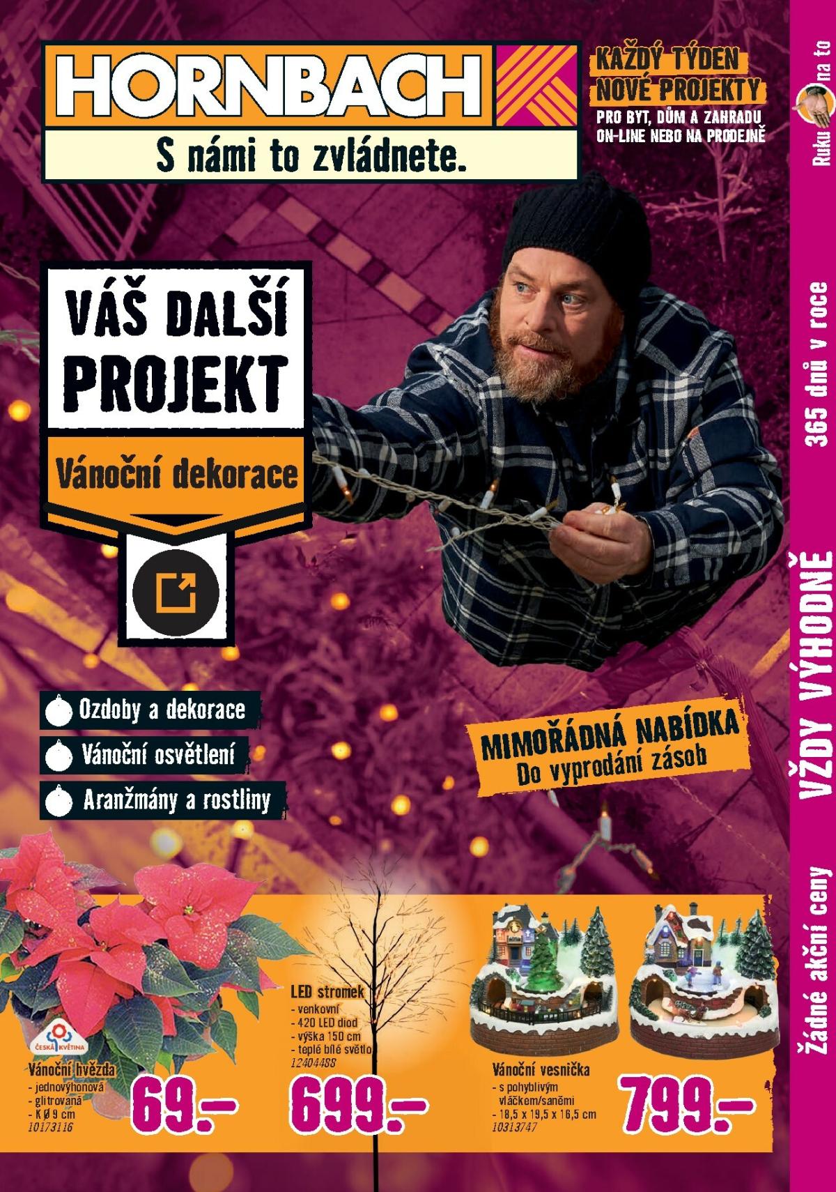 Aktuální leták Hornbach - Vánoční dekorace od 29.10. do 12.11.