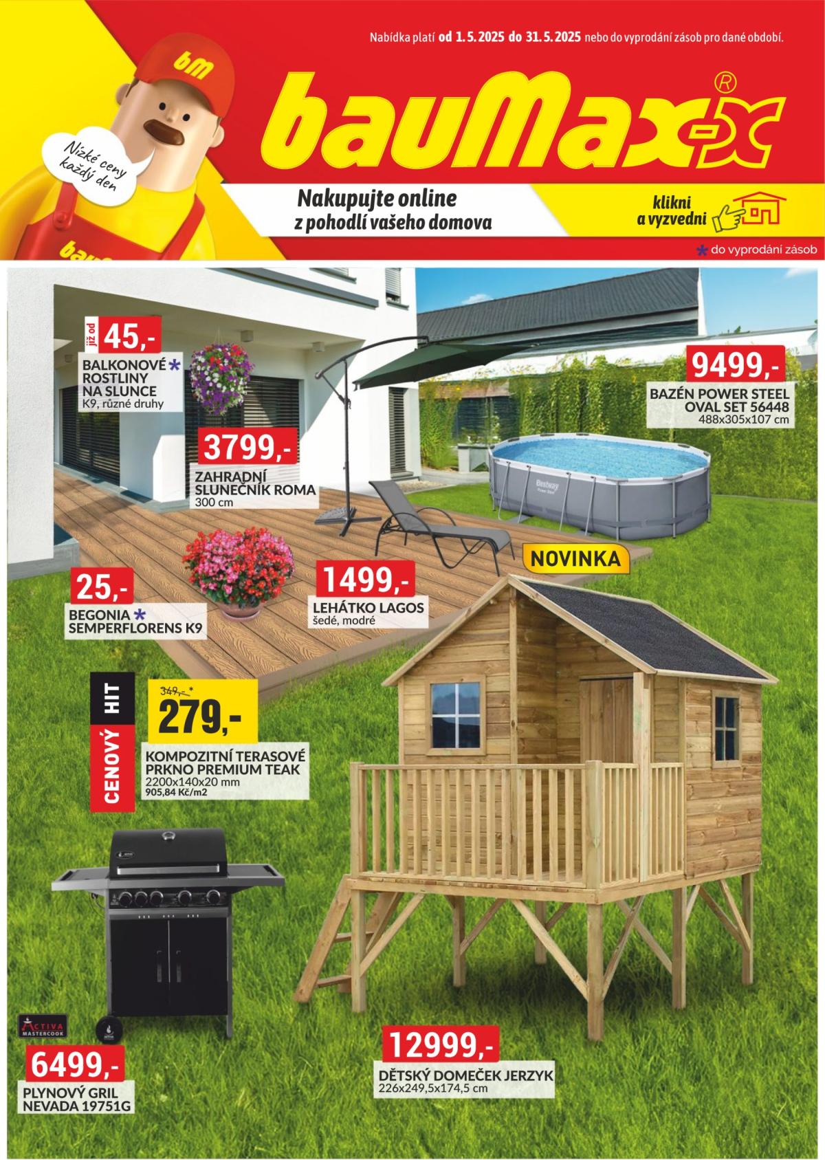 Leták Baumax od 01.05. do 31.05.