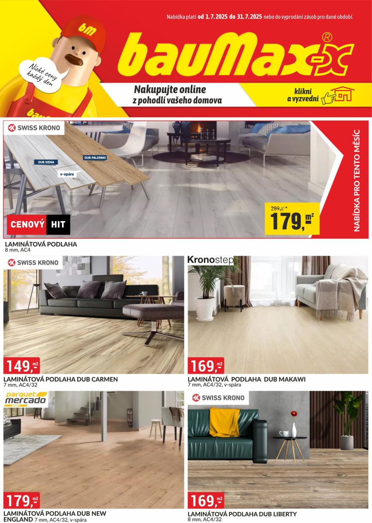 Leták Baumax od 01.07. do 31.07.