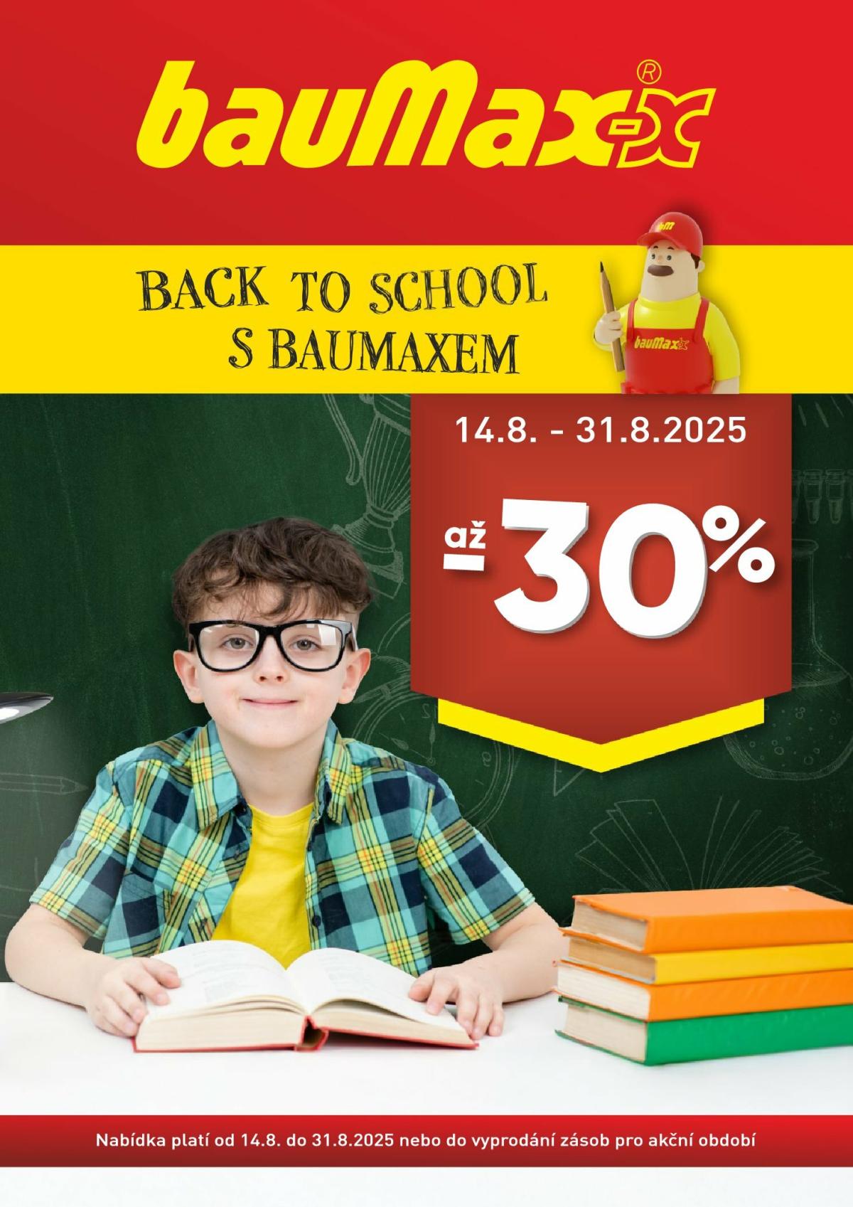 Leták Baumax - Back to school od 14.04. do 31.08.