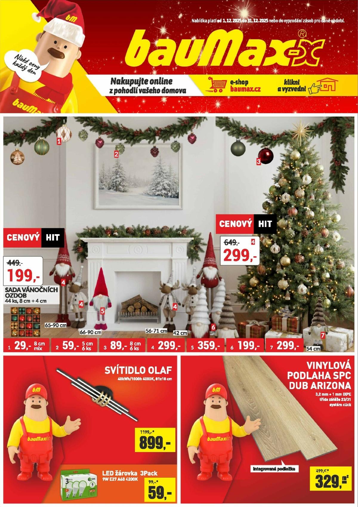 Aktuální leták Baumax od 01.12. do 31.12.