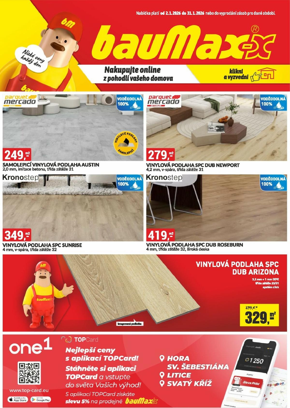 Aktuální leták Baumax od 02.01. do 31.01.