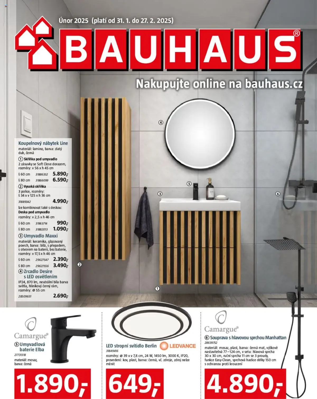 Bauhaus leták 31.01.2025 - 27.02.2025