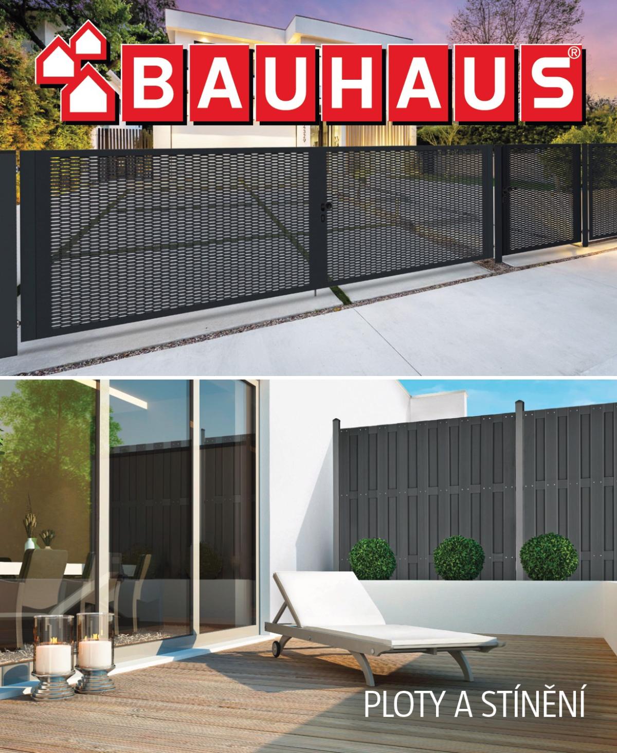 Bauhaus - Katalog Ploty a stínění leták platný od úterý 17.03.2026 do soboty 31.10.2026