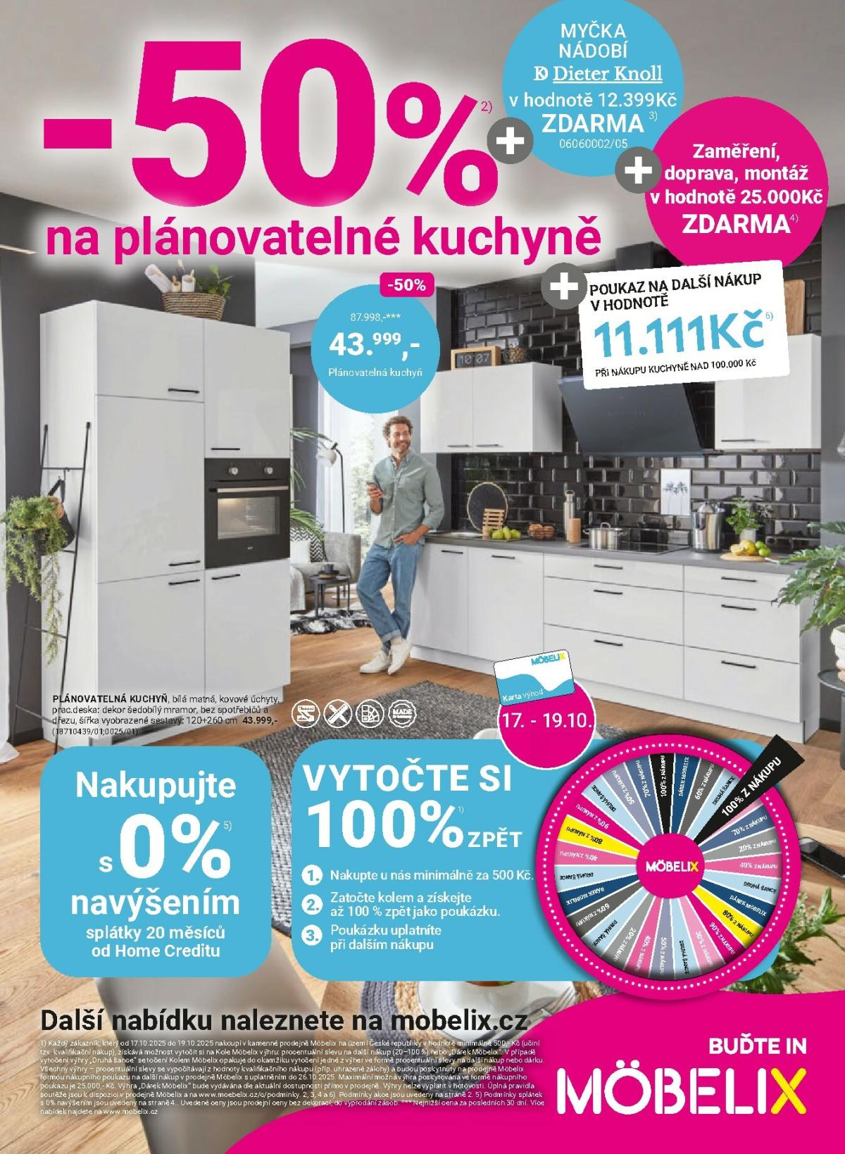 Aktuální leták Möbelix od 13.10. do 26.10.