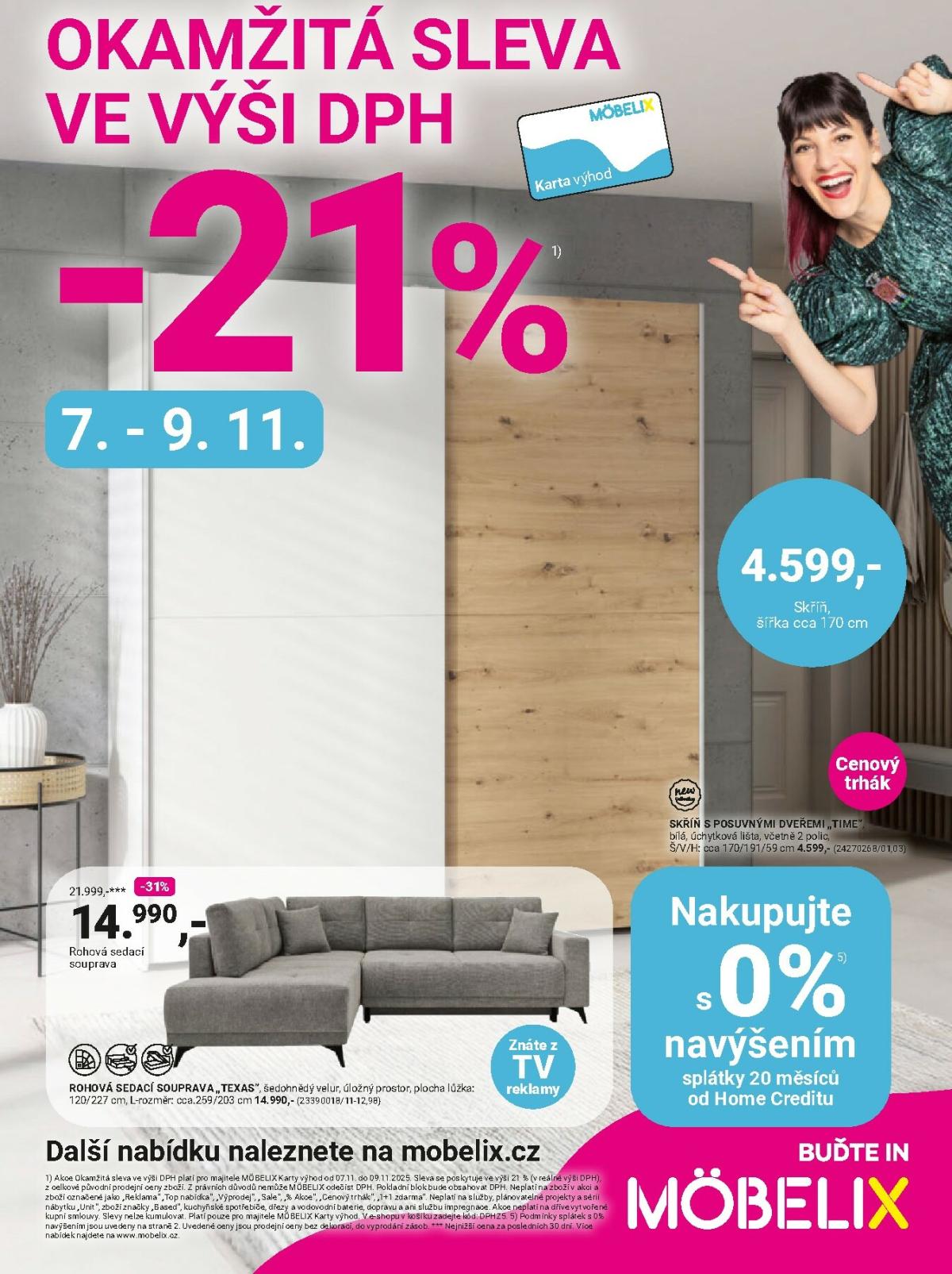 Aktuální leták Möbelix od 27.10. do 09.11.