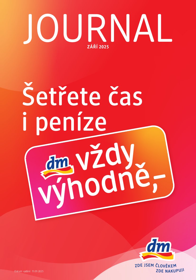 Leták dm drogerie od 11.09. do 30.09.