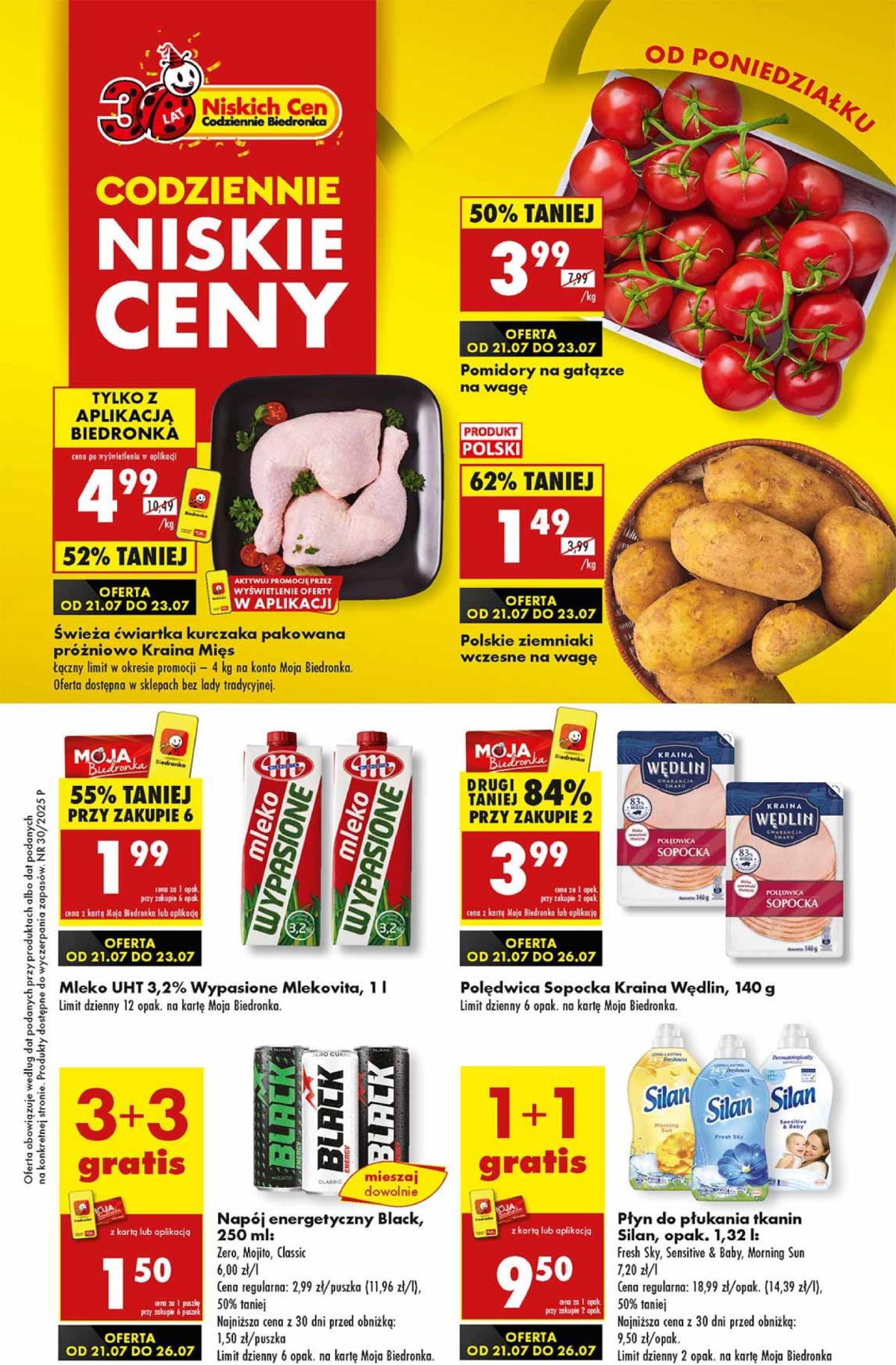 Leták Biedronka od 21.07. do 26.07.