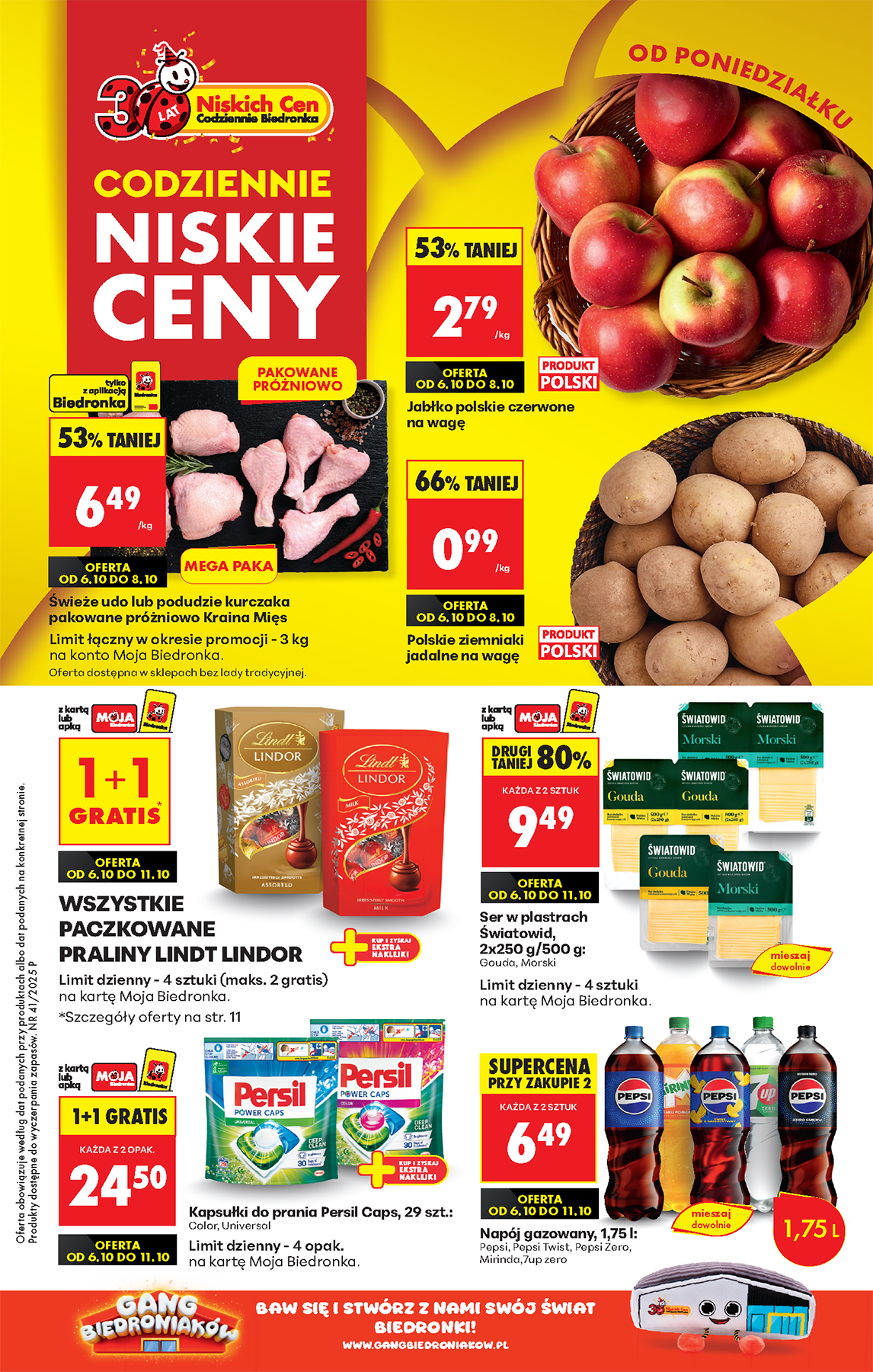 Aktuální leták Biedronka od 06.10. do 11.10.
