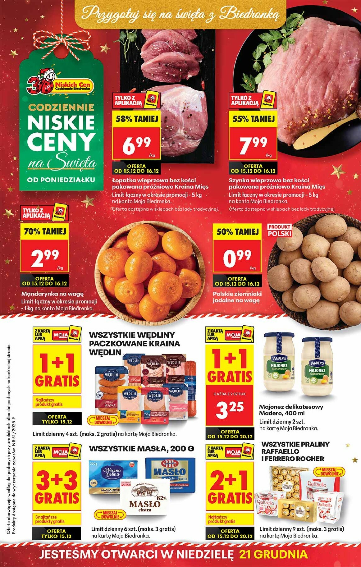 Aktuální leták Biedronka od 15.12. do 20.12.