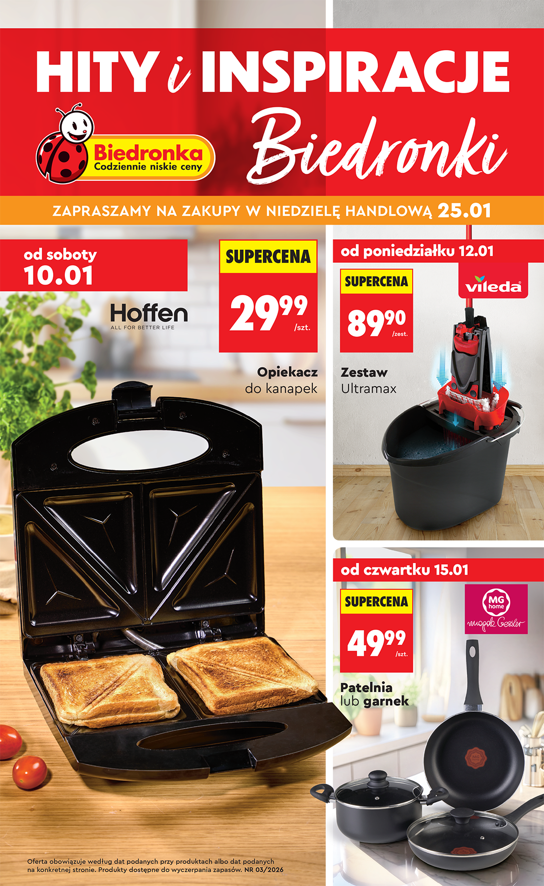 Aktuální leták Biedronka - Hity i inspiracje od 10.01. do 28.01.