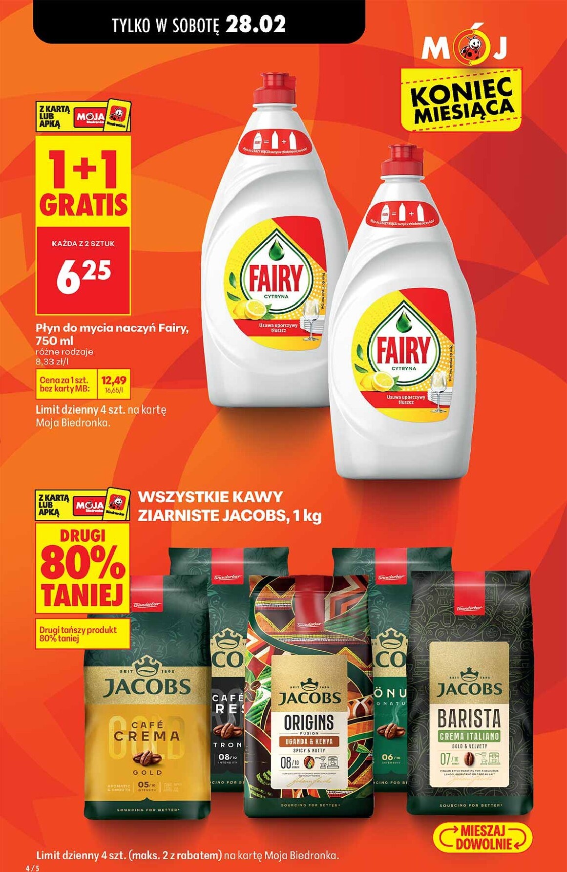 Biedronka - Koniec miesiąca leták platný od soboty 28.02.2026