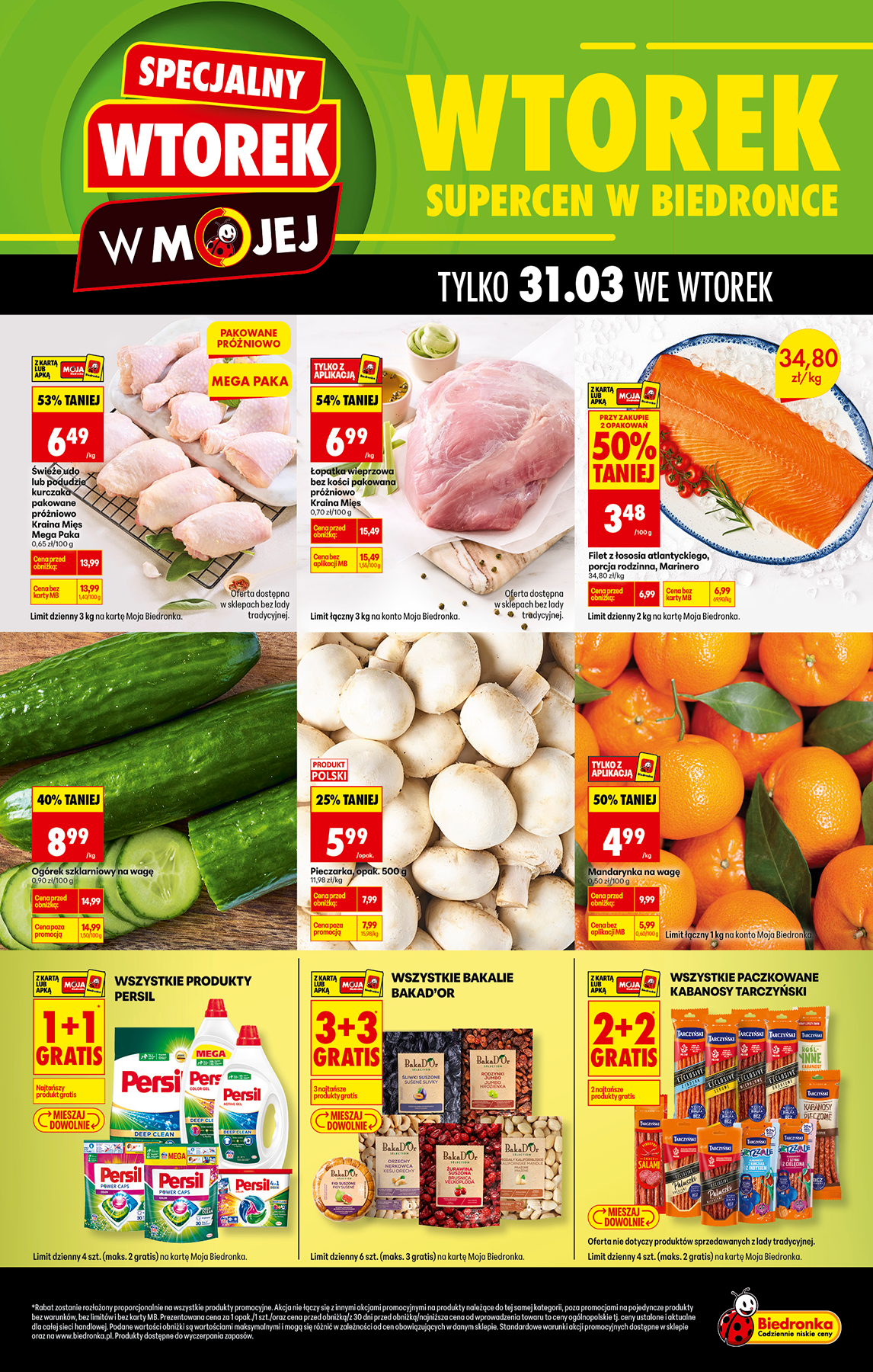 Biedronka - Specjalny wtorek leták platný od úterý 31.03.2026