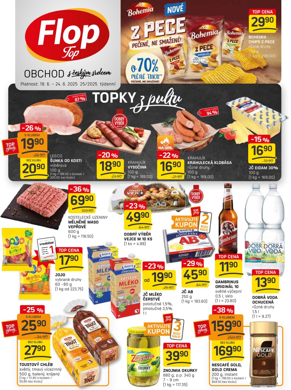 Leták Flop Top od 18.06. do 24.06.