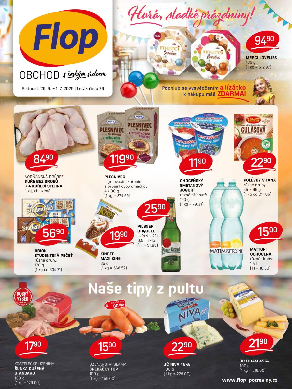 Leták Flop od 25.06. do 01.07.