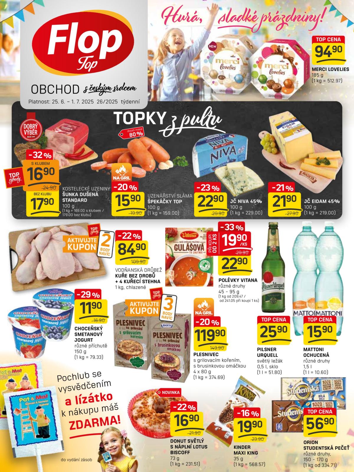 Leták Flop Top od 25.06. do 01.07.