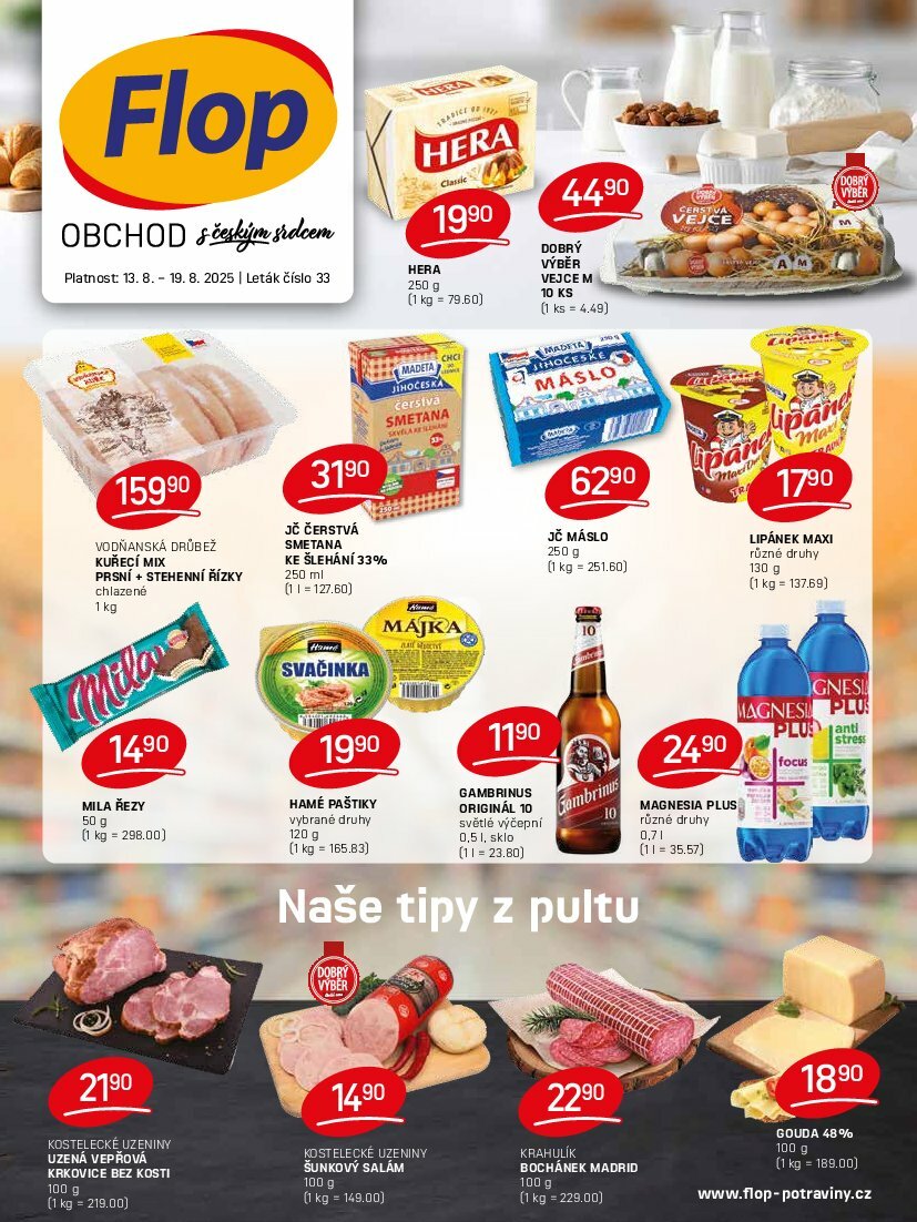 Leták Flop od 13.08. do 19.08.