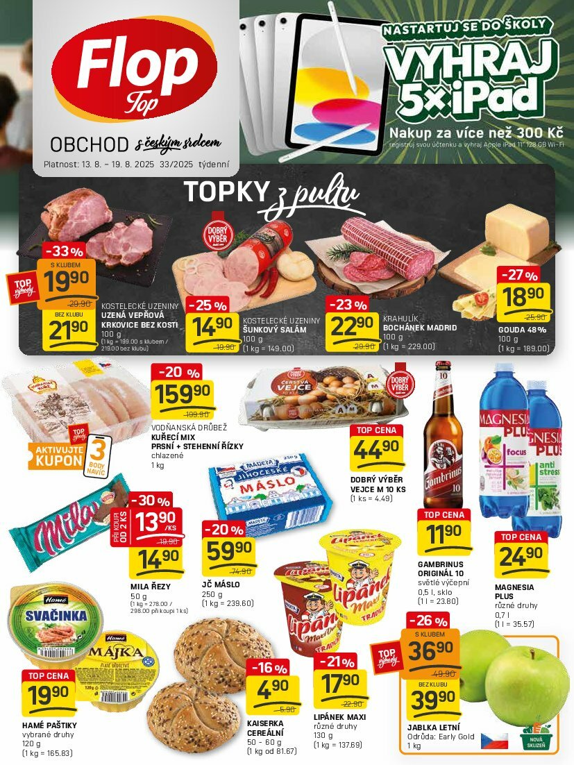 Leták Flop Top od 13.08. do 19.08.