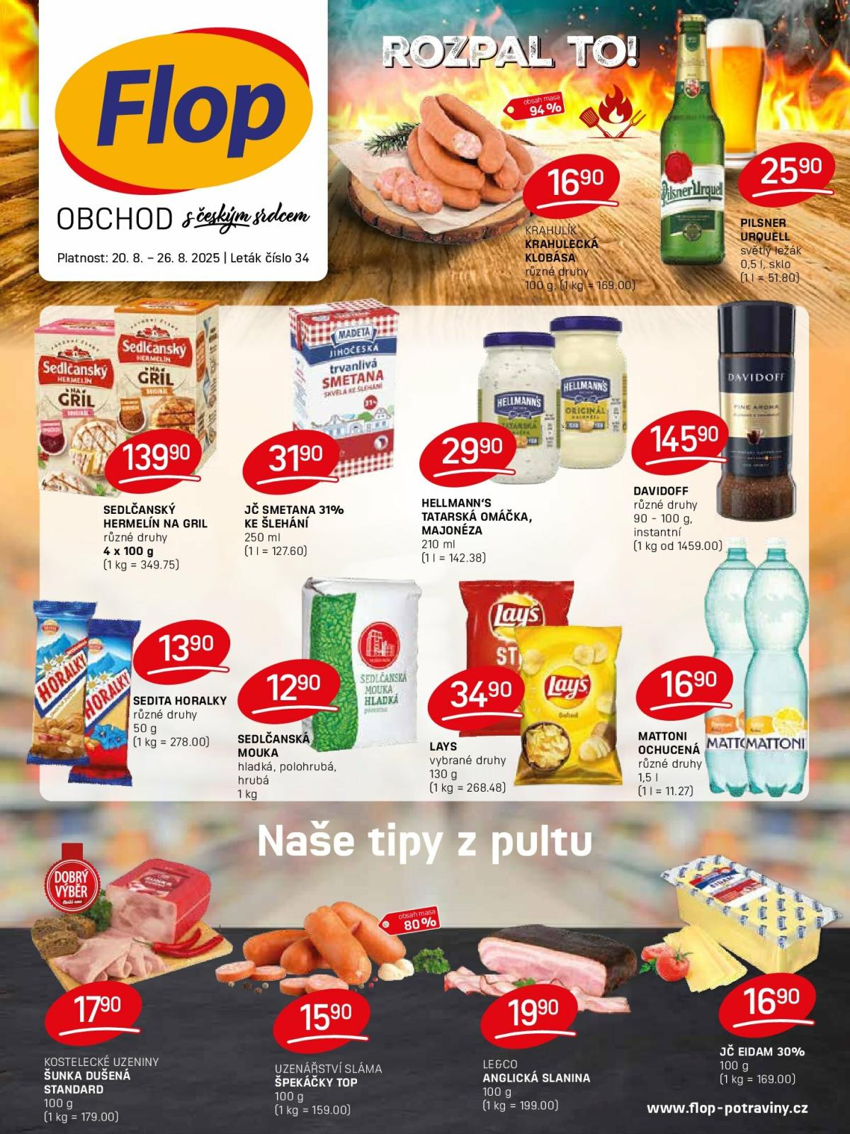 Leták Flop od 20.08. do 26.08.