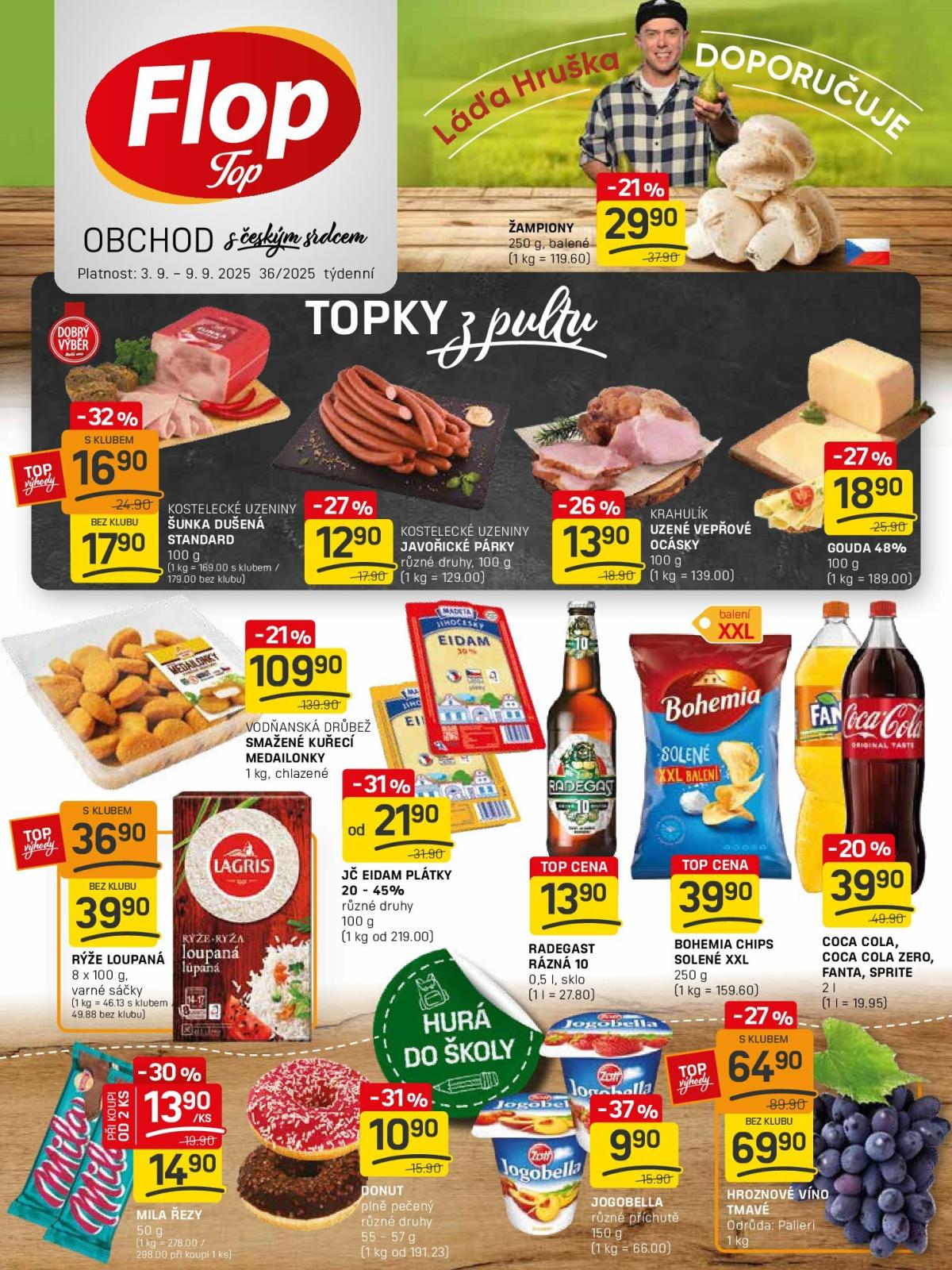 Leták Flop Top od 03.09. do 09.09.