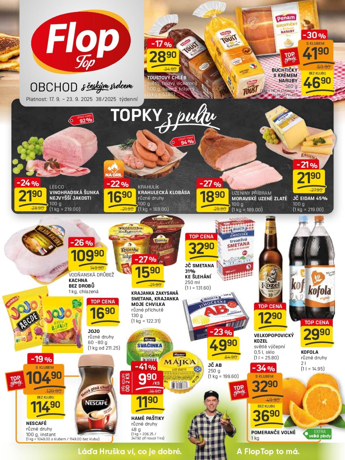 Leták Flop Top od 17.09. do 23.09.