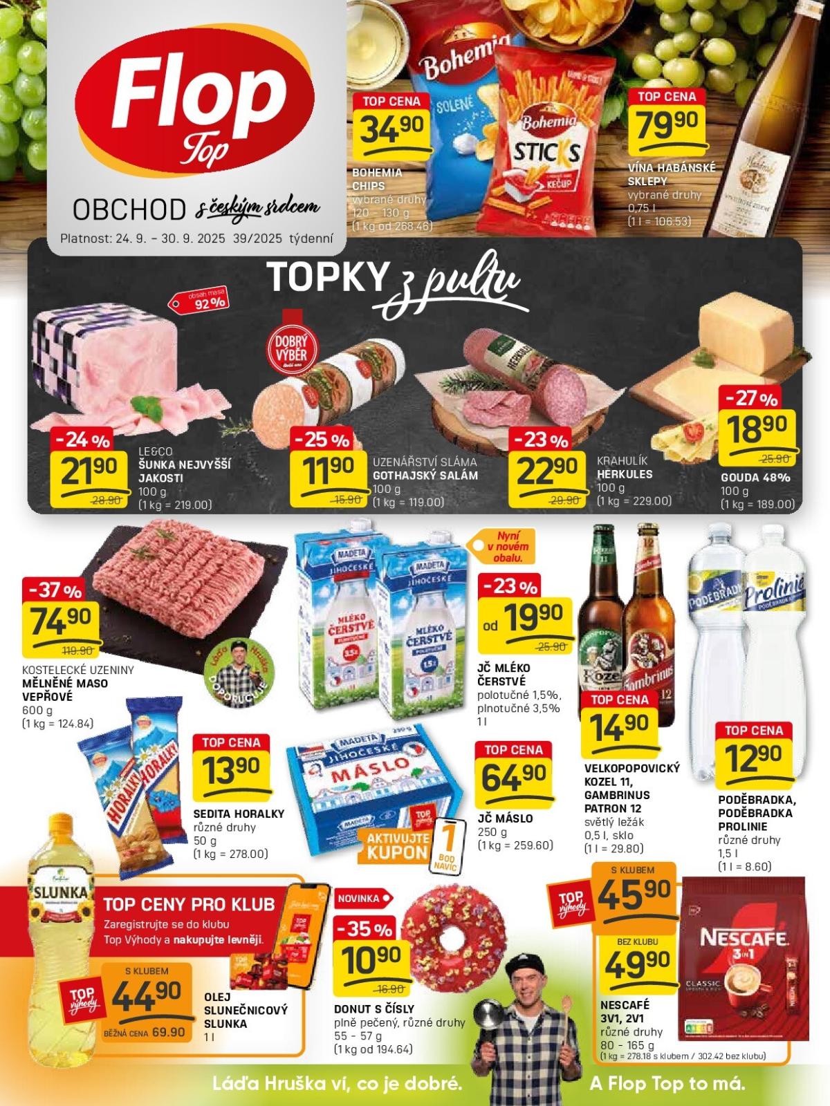 Leták Flop Top od 24.09. do 30.09.