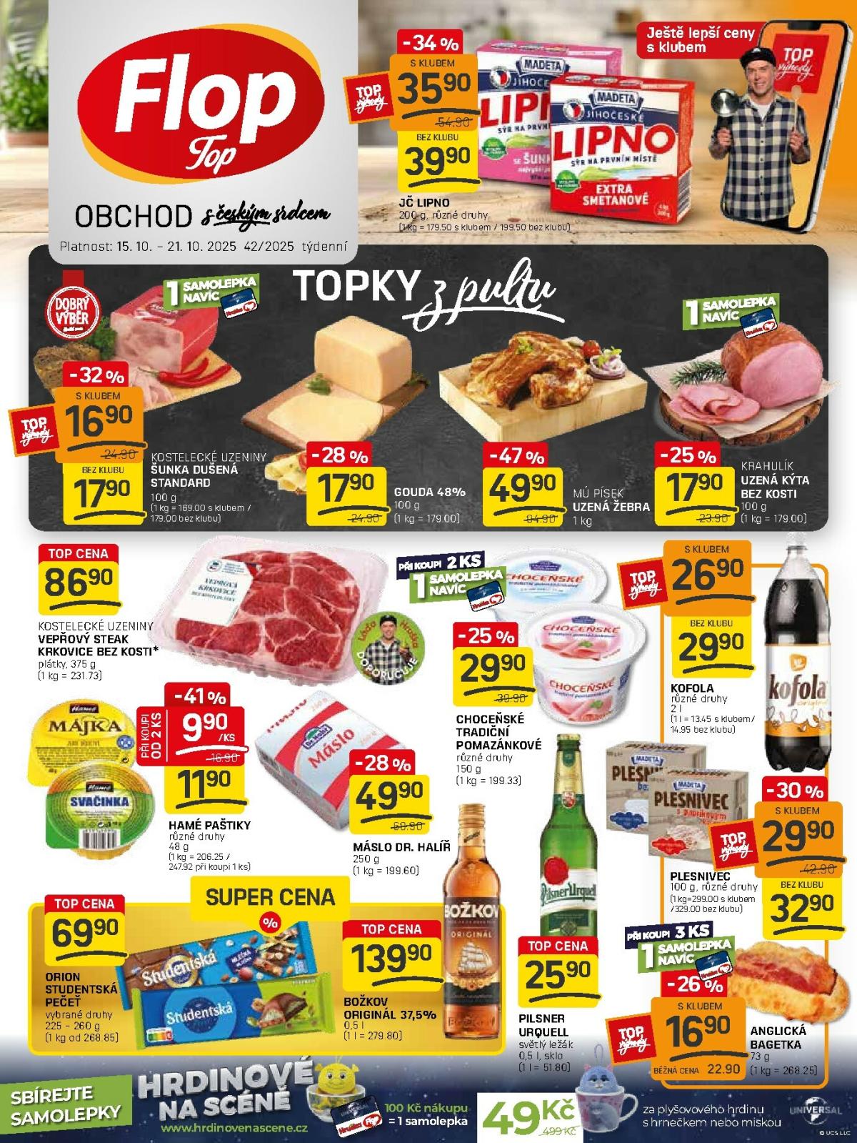 Aktuální leták Flop Top od 15.10. do 21.10.