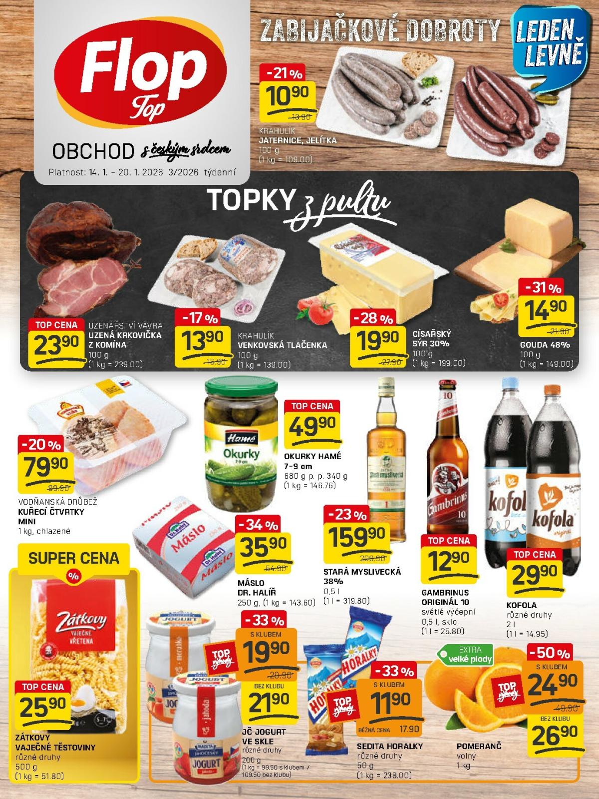 Aktuální leták Flop Top od 14.01. do 20.01.
