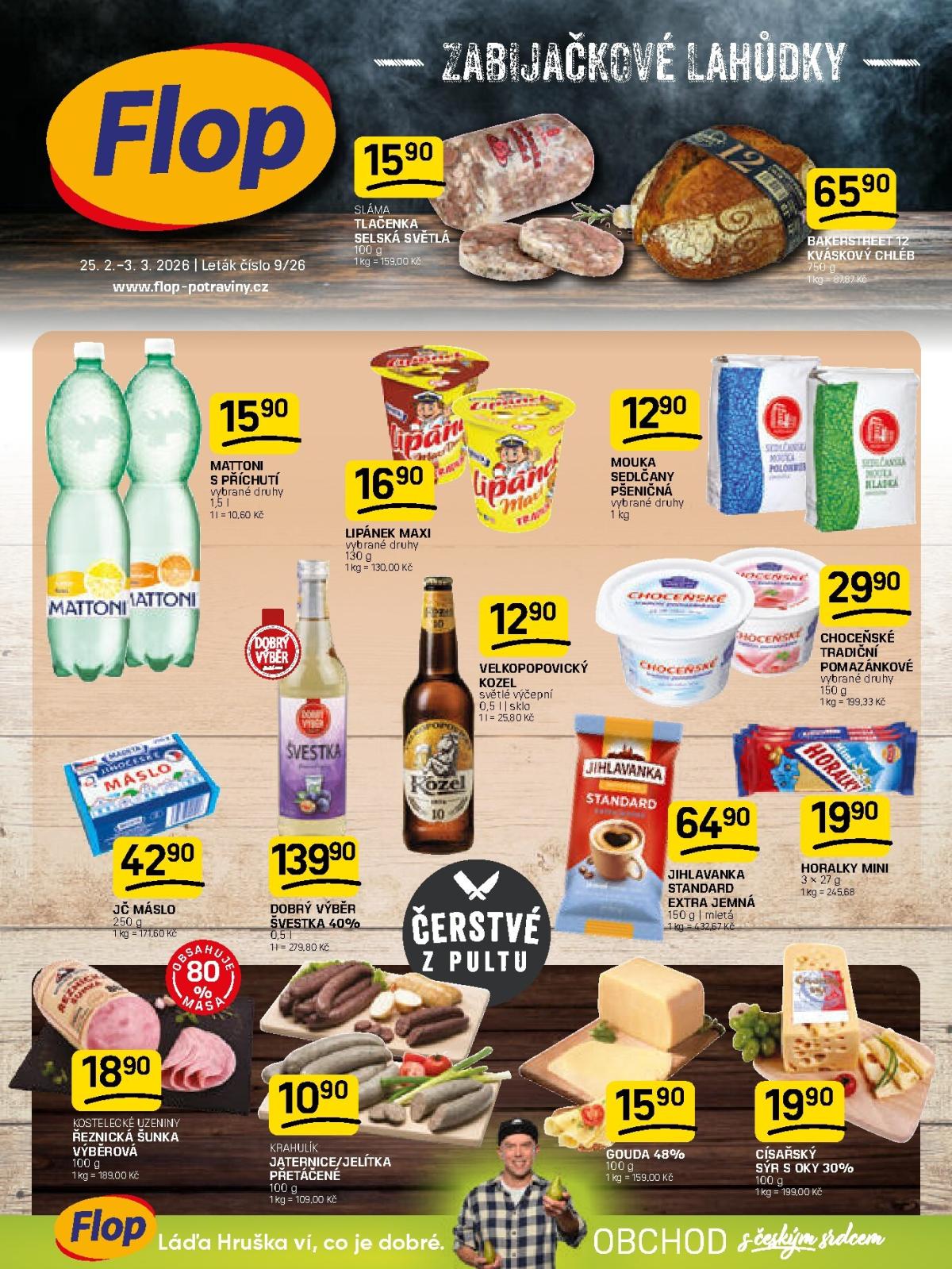Flop leták platný od středy 25.02.2026 do úterý 03.03.2026