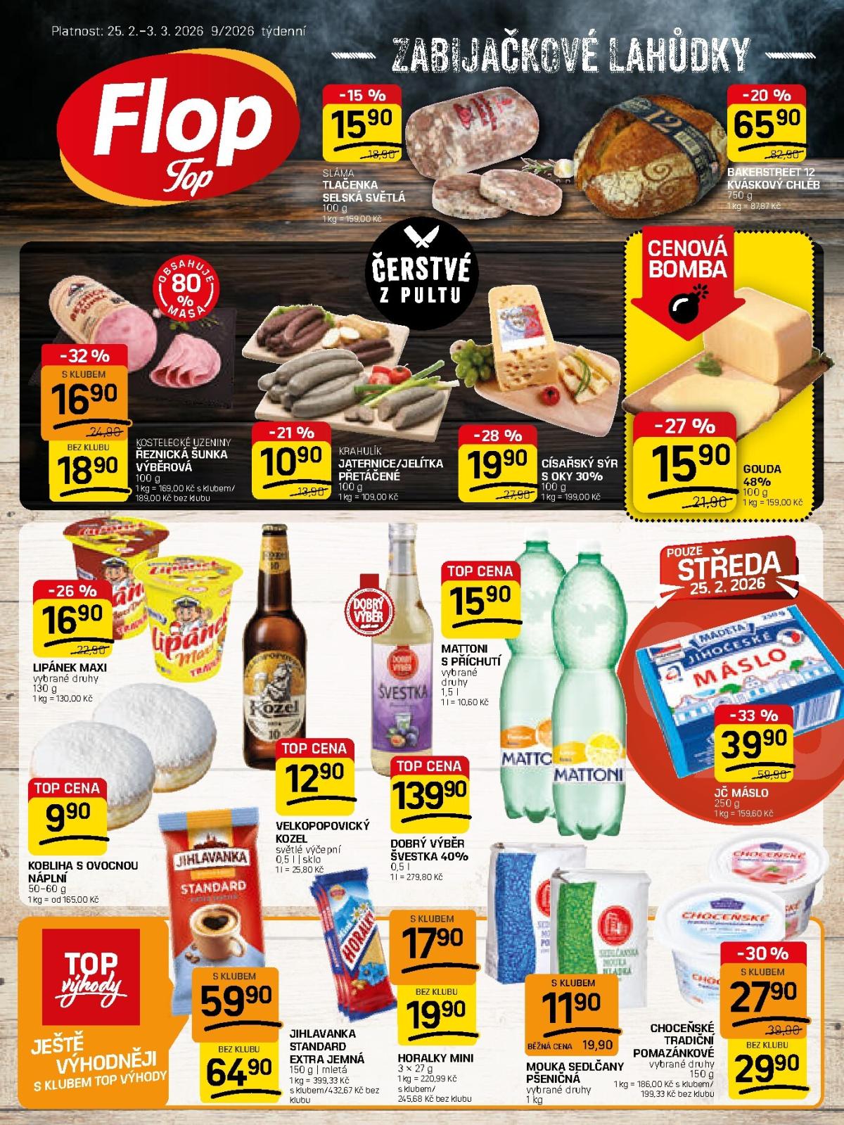 Flop Top leták platný od středy 25.02.2026 do úterý 03.03.2026