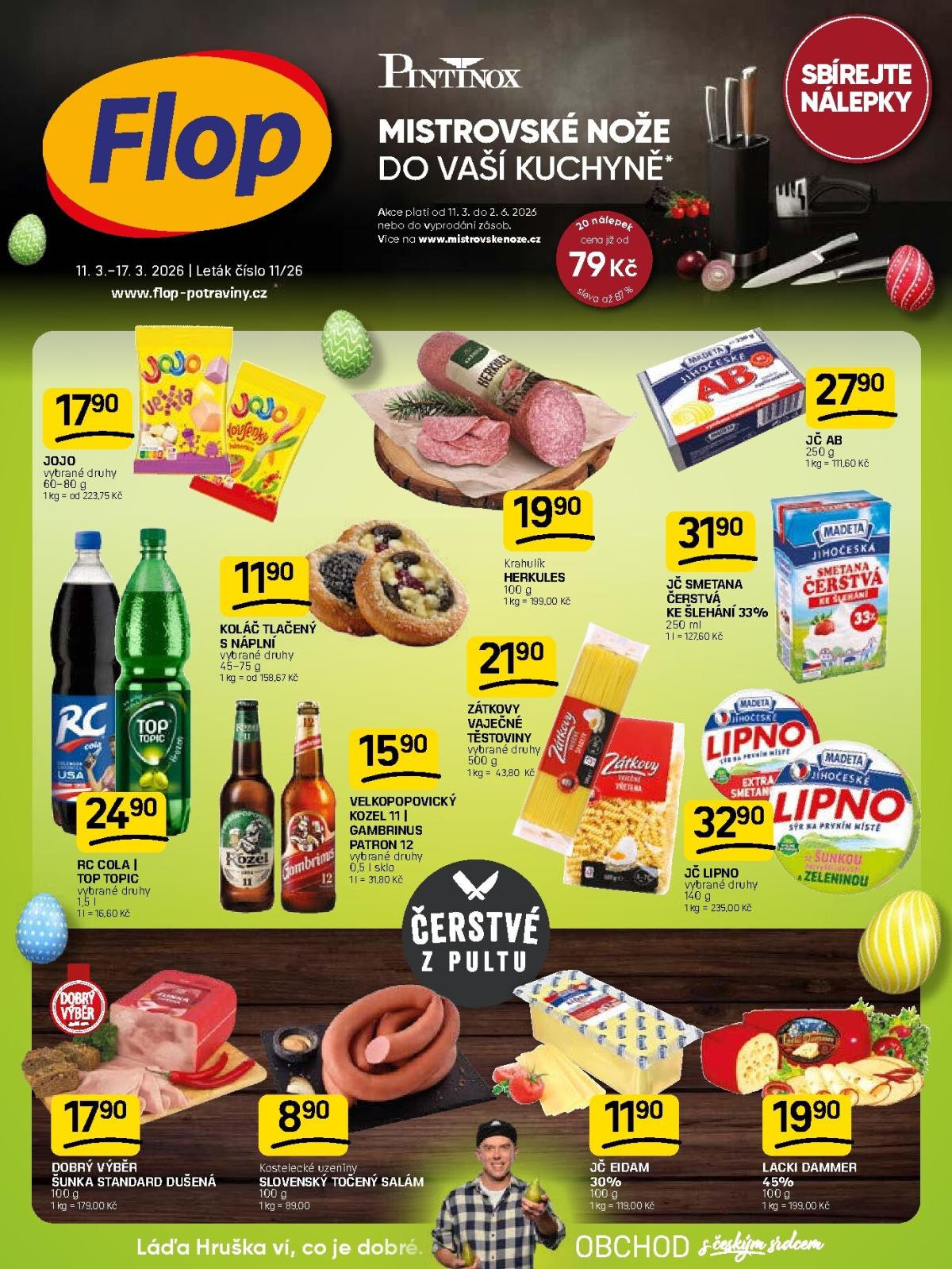 Flop leták platný od středy 11.03.2026 do úterý 17.03.2026