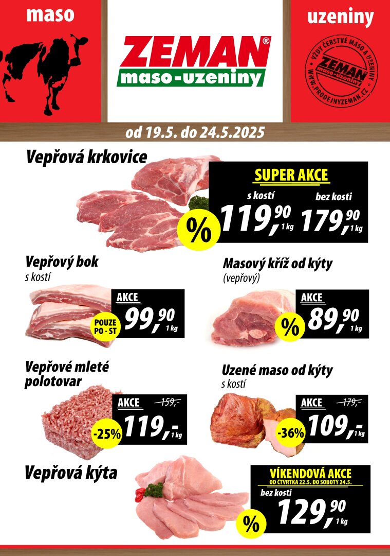 Leták Prodejny Zeman od 19.05. do 24.05.