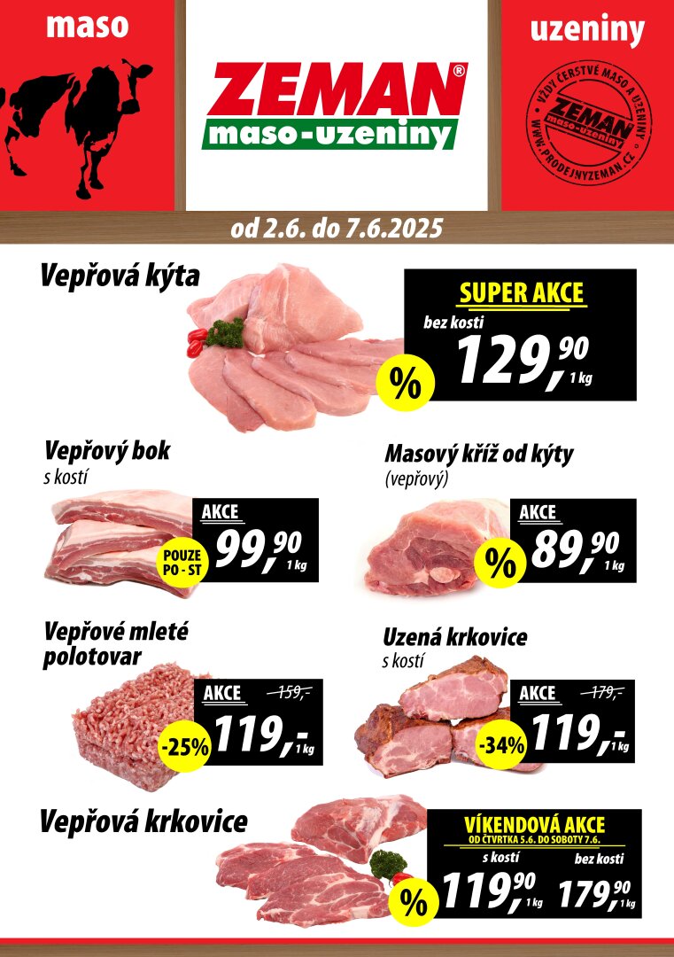 Leták Prodejny Zeman od 02.06. do 07.06.