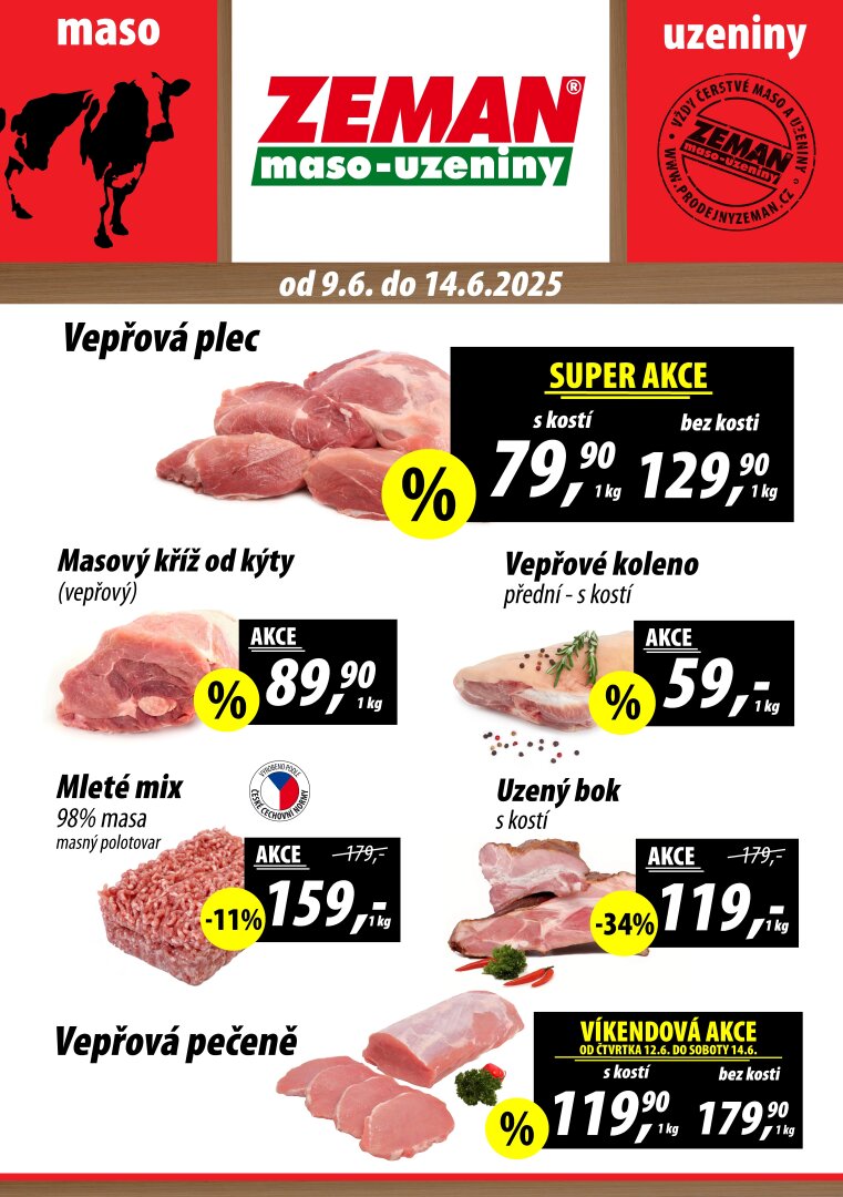Leták Prodejny Zeman od 09.06. do 14.06.