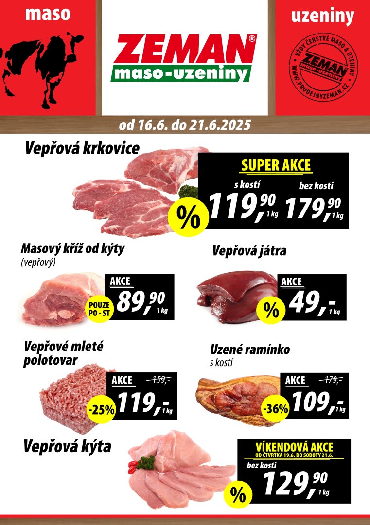 Leták Prodejny Zeman od 16.06. do 21.06.