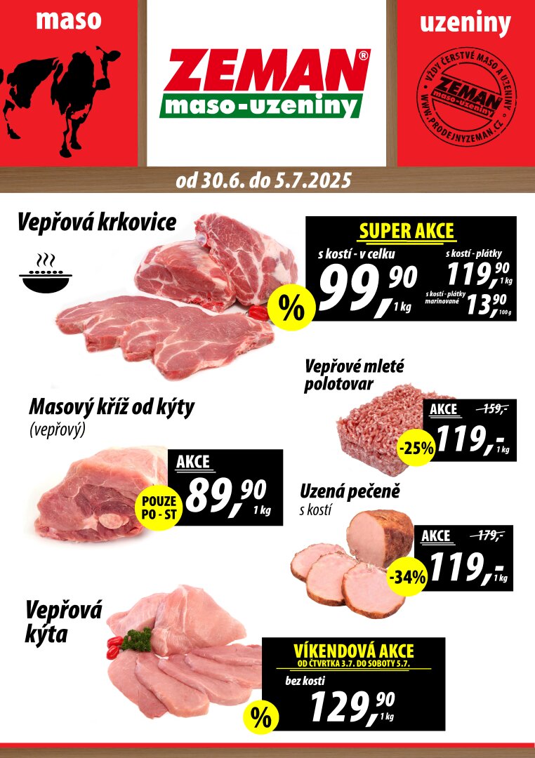Leták Prodejny Zeman od 30.06. do 05.07.