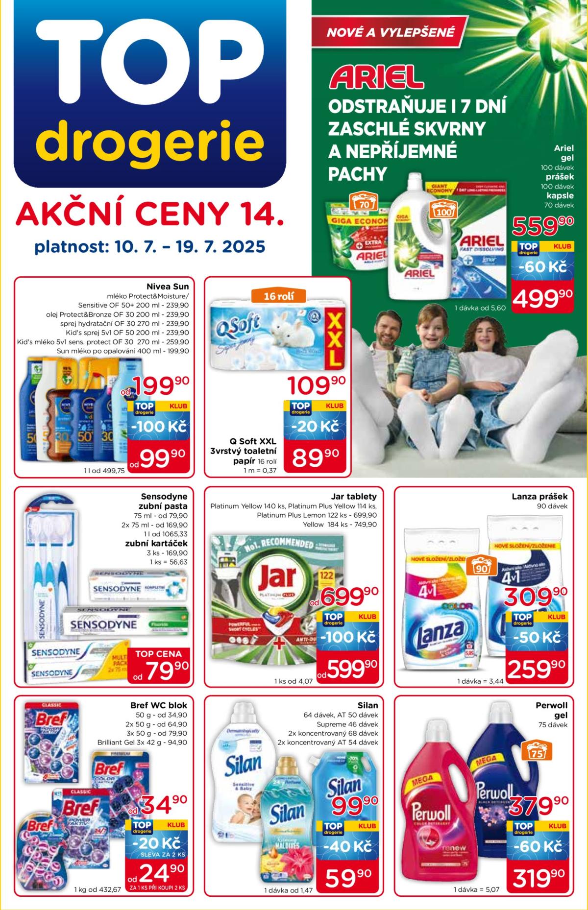 Leták Top drogerie od 10.07. do 19.07.