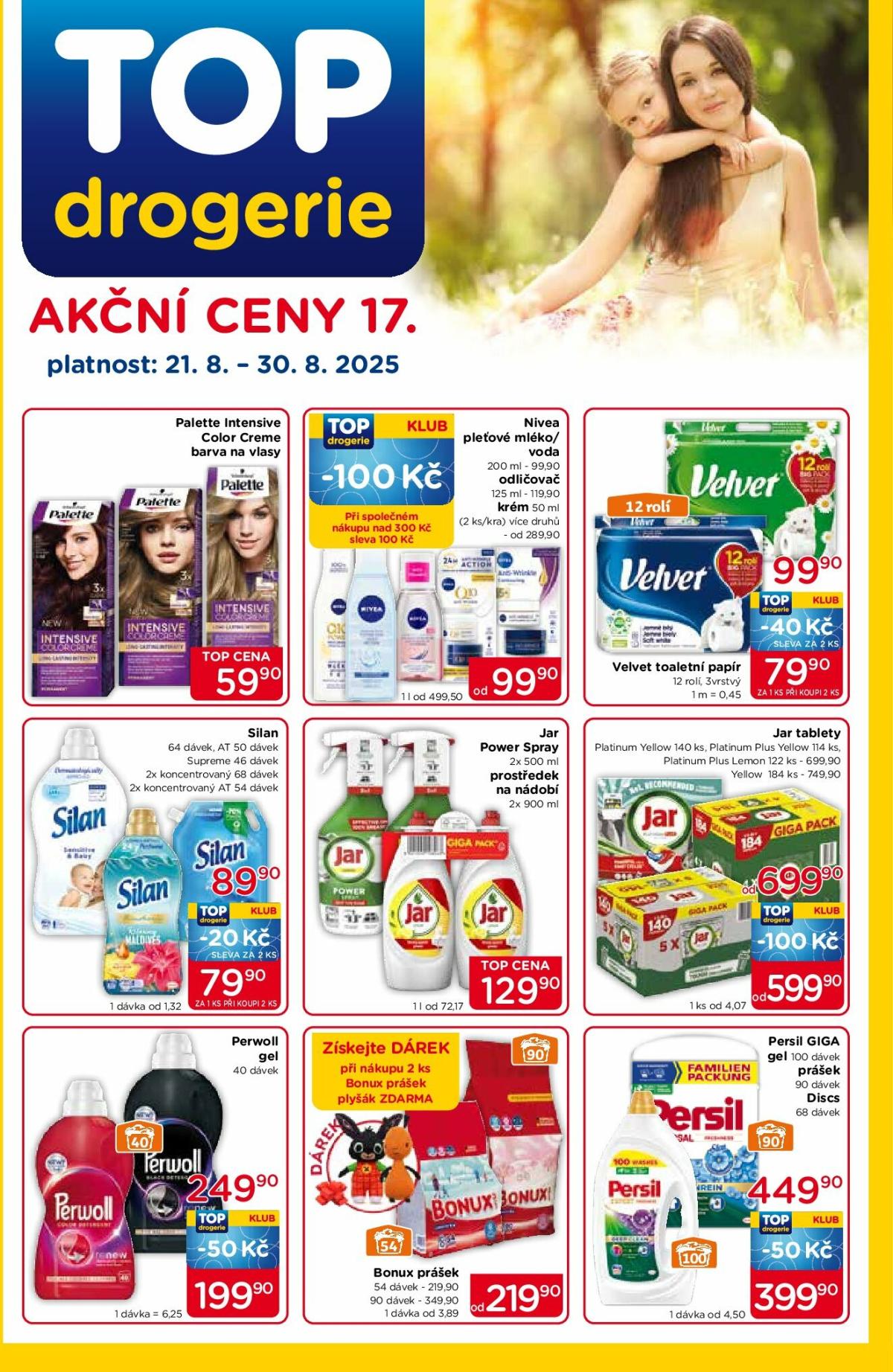 Leták Top drogerie od 21.08. do 30.08.
