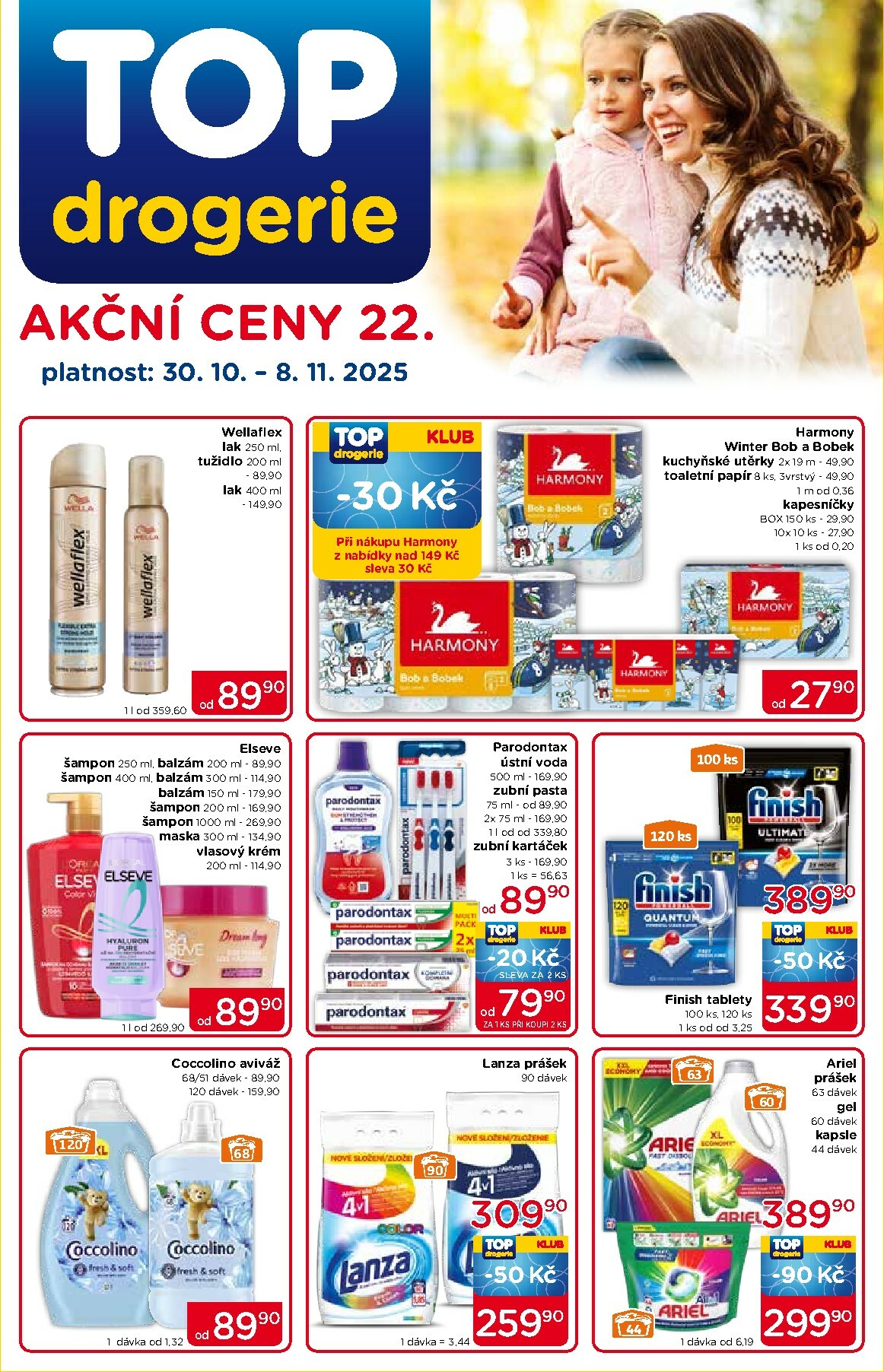 Aktuální leták Top drogerie od 30.10. do 08.11.