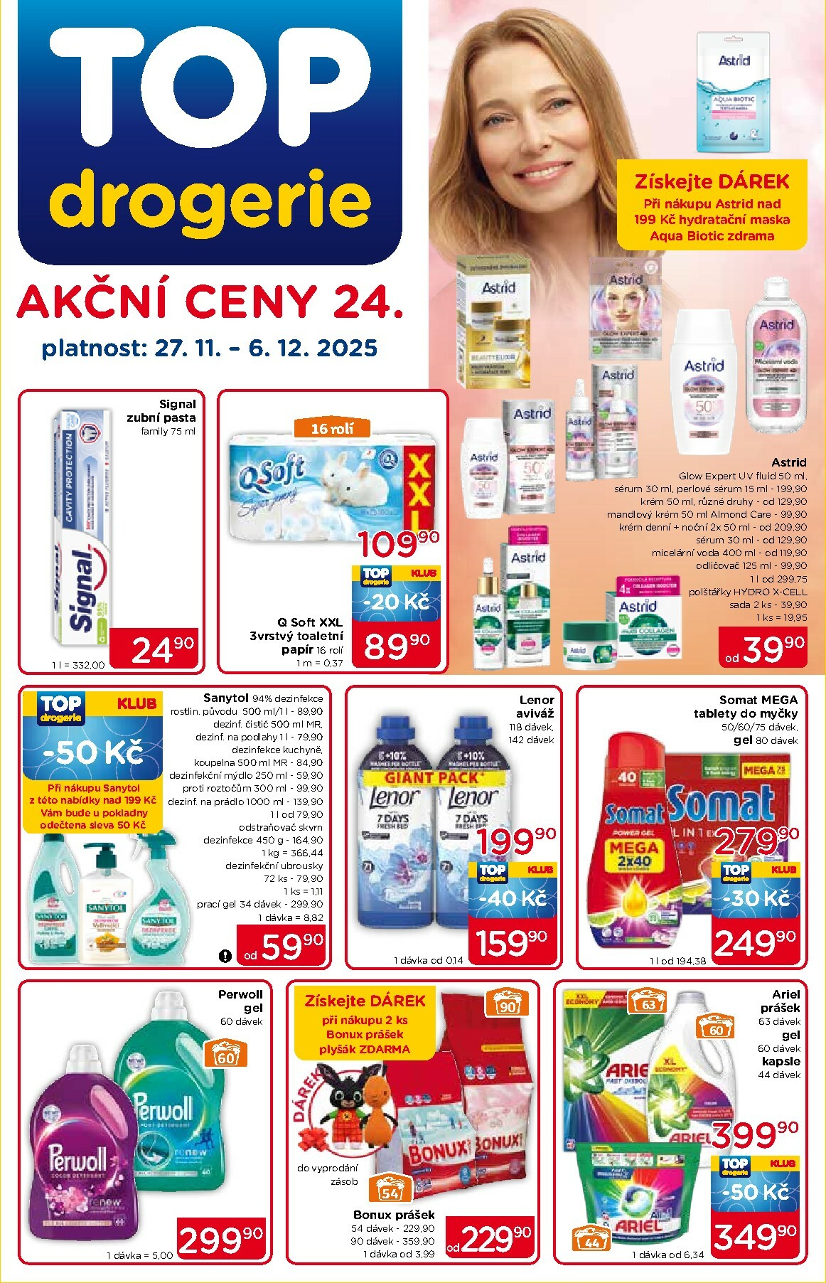 Aktuální leták Top drogerie od 27.11. do 06.12.
