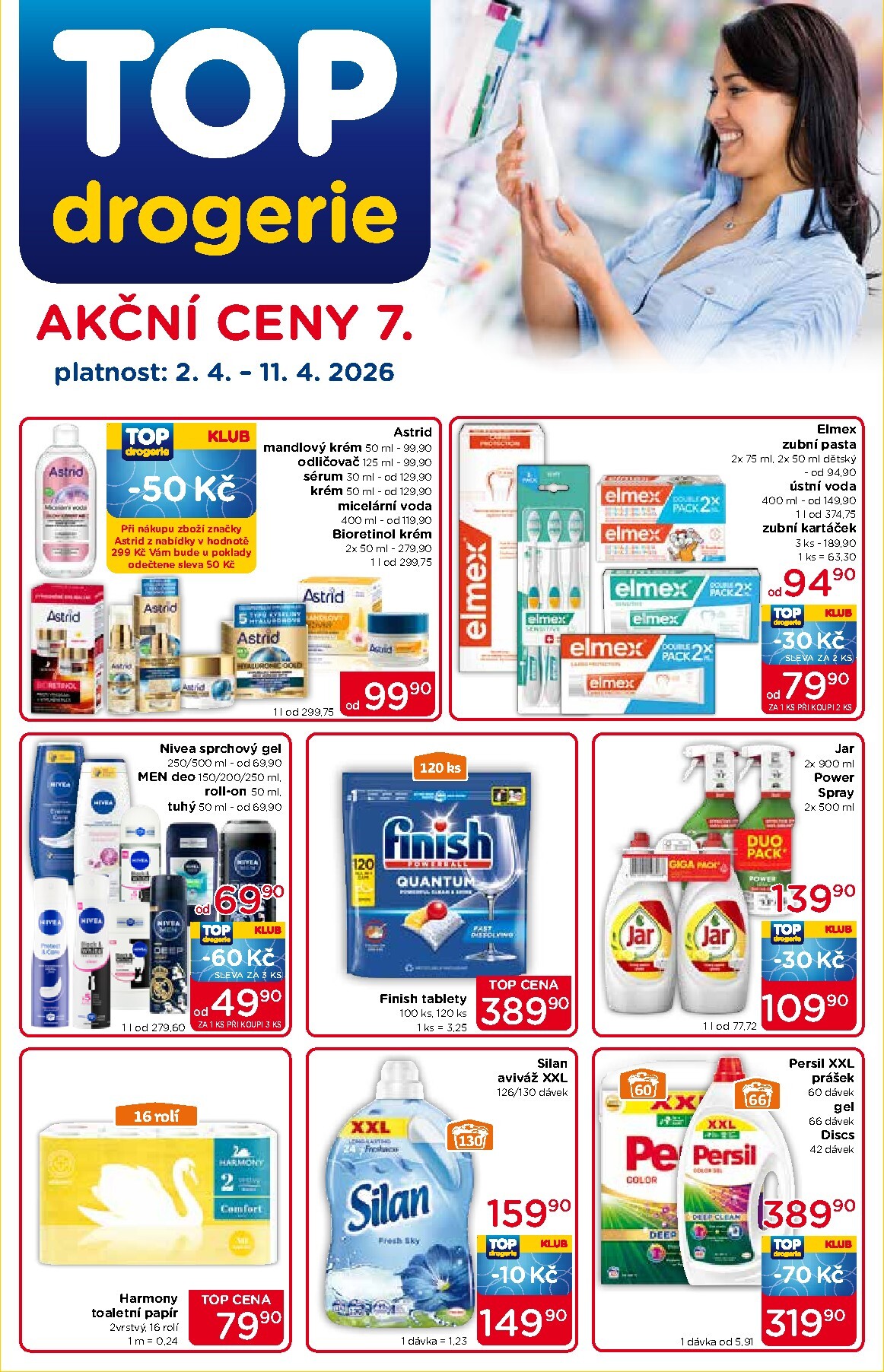 Top drogerie leták platný od čtvrtka 02.04.2026 do soboty 11.04.2026