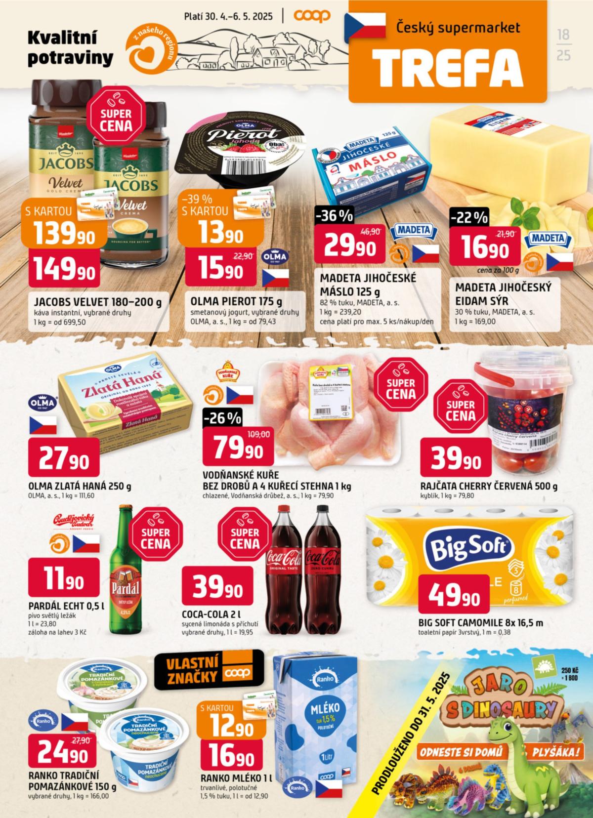 Leták Trefa - Akční nabídka od 30.04. do 06.05.